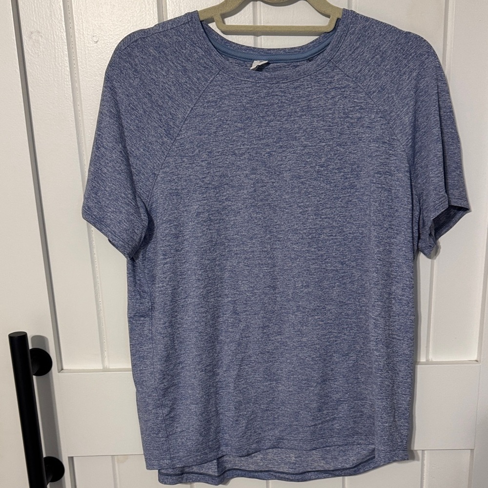 Lululemon Blue Heathered T-Shirt 10